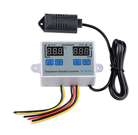W1099 Digital Temperature Humidity Controller Home Fridge Thermostat  Humidistat 10A Direct Output Thermometer Hygrometer Control - Absolute  Native Electronics